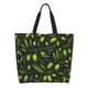 thumbnail image 1 of Disketp Green Branch Olive Bolsa Tote Estampada para Mujer, Bolso de Hombro y de Mano para Compras y Viajes, 1 of 8