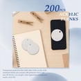 thumbnail image 4 of 200 Piezas Llavero AcríLico Redondo en Blanco 2 Pulgadas CíRculos AcríLicos Transparentes Discos Transparentes para Llavero DIY Proyecto Artesanal, 4 of 5
