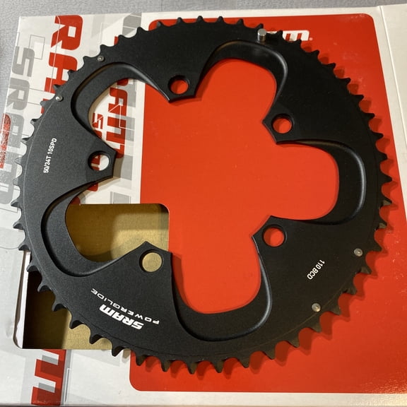 Sram Powerglide 10 Speed Chainring 50 Tooth 110 Bcd Red Force Rival (8911)