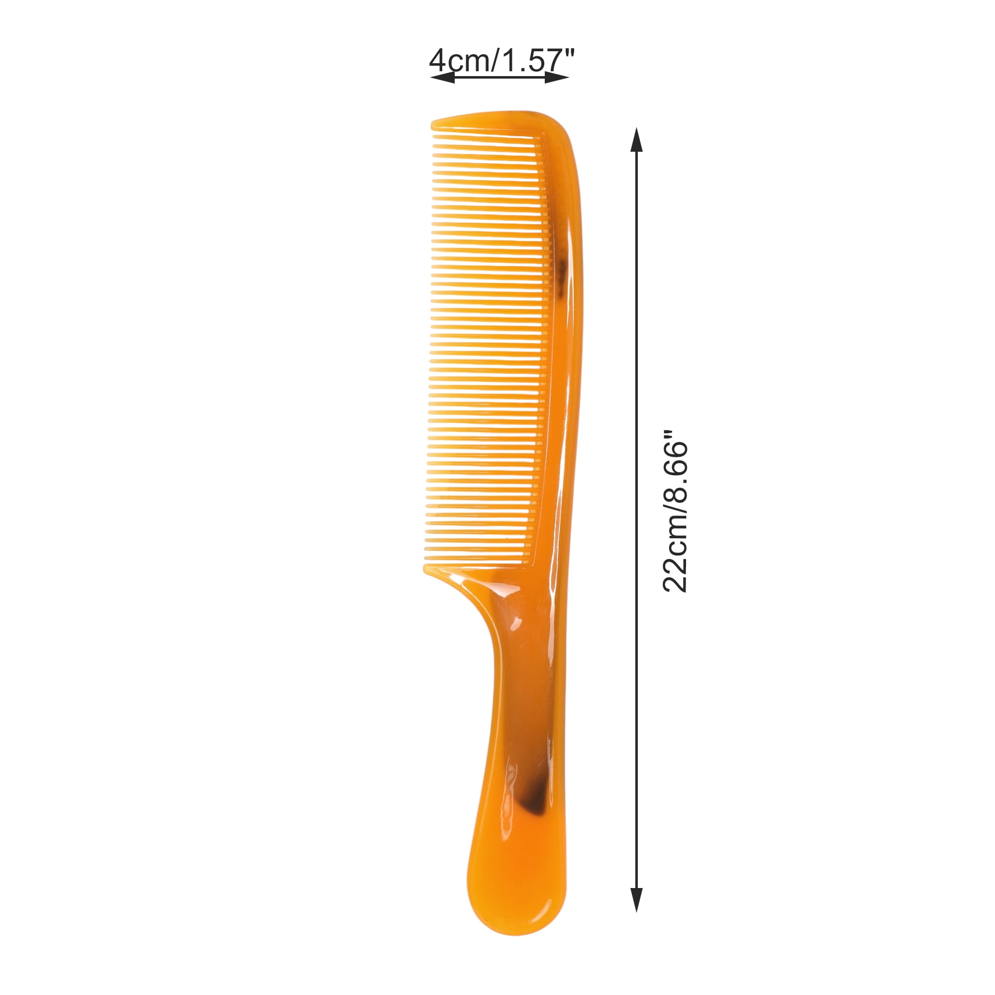 Unique Bargains 1 Piece Portable Tendon Comb for Curly Hair in Vibrant Orange Color