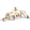 Rabbit house with Feeder, variant on Large Bunny House and Hideouts, Wooden Dual-Layer Rabbit Castle with Stair, Rubber Band-Free Setup - Chew-Proof, Sturdy Habitat for Guinea Pig Chinchilla Ferret