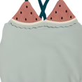 thumbnail image 6 of YunPes Toddler Baby Girl Swimsuit Cute Frui𝐭 Dress up Bathing Suit One Piece Criss Cross Ruched Birthday Beach Vacation Swimwear, 6 of 7