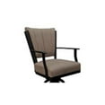 thumbnail image 3 of Montana 30" Swivel Metal Bar Stool - Basin Beige - Black Frame, 3 of 3