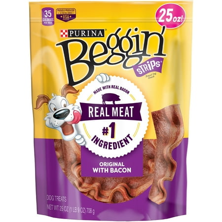- Purina Beggin' Strips Bacon Flavor Dog Treats - 25 oz. Pouch