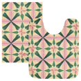thumbnail image 7 of Yayeee Bath Rugs for Bathroom Floor Set of 2 Non Slip Fluffy Soft Absorbent Mat, Pink Symmetrical Stars, 7 of 7