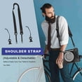 thumbnail image 5 of iPad 7th Generation Case 2019 with Hand Strap, Dteck 8th Generation iPad case with 360 Degree Kickstand Shoulder Strap Three Layer Silicone Cover for iPad 10.2 Inch 2019 2020 Releases, Black+Gray, 5 of 7