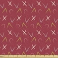 thumbnail image 1 of Abstract Fabric by the Yard, Pattern of Random Strokes X and V Motifs Hand Drawn Inspired Simple Basic Touches, Decorative Upholstery Fabric for Chairs & Home Accents, Multicolor by Ambesonne, 1 of 5