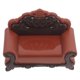 thumbnail image 2 of Sillón en miniatura para muñecas, estilo europeo, muebles para casa de muñecas, 2 of 7