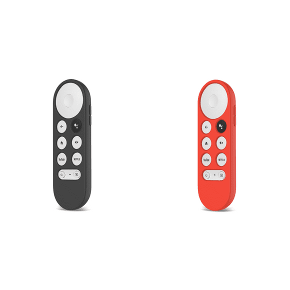 Peggybuy Anti Lost TV Remote Control Cover for Google TV/Google Chromecast 2020 (Black)