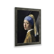 Girl With a Pearl Earring Framed Wall Art by Johannes Vermeer, World Famous Wall Art Collection, Grace Your Home Decor With This Image, 11x14, 2480BW
