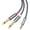 A, variant on Versatile 3.5mm to 6.35mm Splitter Cable for Simultaneous Playback on Two Devices