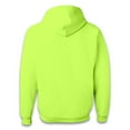 thumbnail image 5 of JERZEES Hi-Vis Hoodie: High Visibility Nublend Fleece Hooded Pullover Sweatshirt for Men in Green, 50/50 Cotton/Polyester - Size XL, 5 of 5
