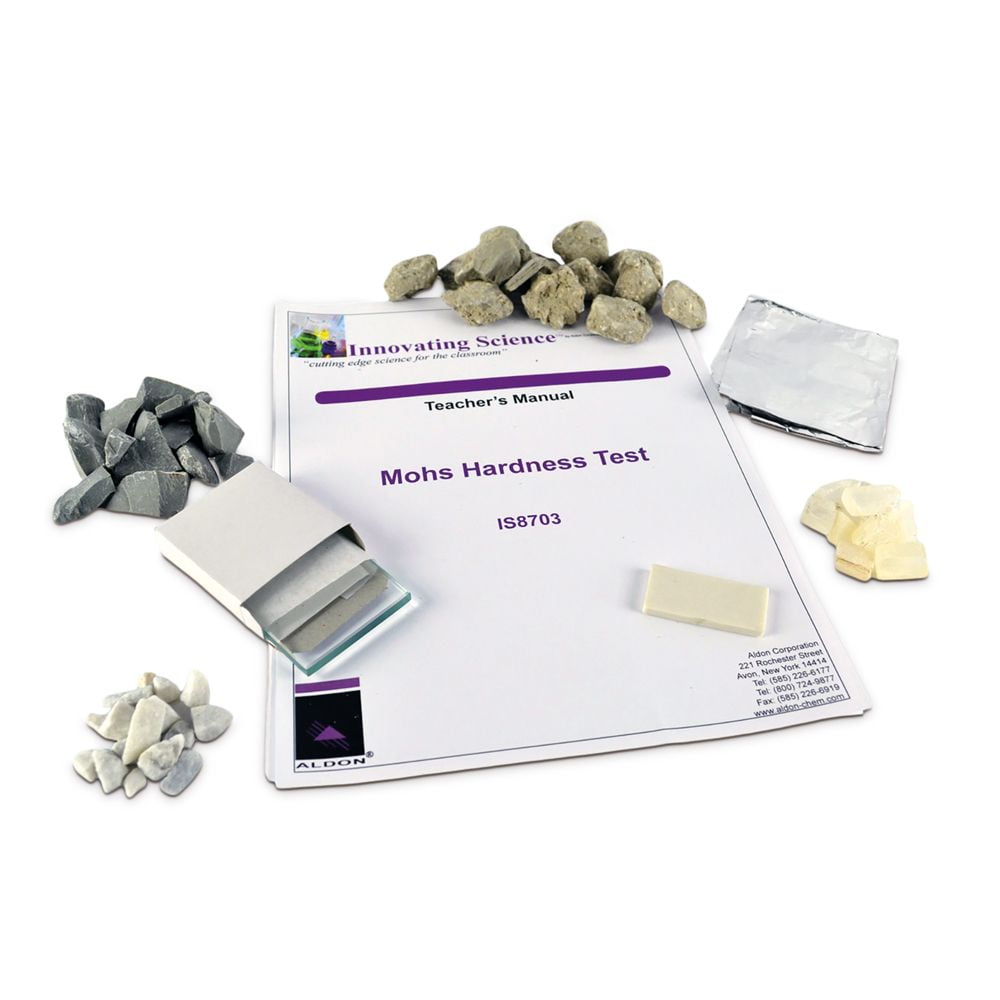Mohs Hardness Test Kit, Includes Teacher's Manual