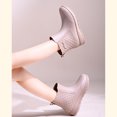 thumbnail image 6 of Willtoo Women Waterproof Short Rain Boots, Lightweight Non‑Slip Ankle Rain Booties, Elastic Weather‑Resistant Outdoor Rain Shoes, 6 of 6
