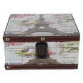 thumbnail image 2 of Caja De Cuero PU, Estuche De Almacenamiento Decorativo Hermoso Y Duradero, Exquisito Para Accesorios De Fotografía Para Niñas, Regalos, Certificados De Joyería, Amigos De Octpeak Vintage Jewelry Box, 2 of 8