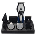 thumbnail image 3 of 1Pc USB Charging Multi-function Hair Cutting Set Razor Nose Hair Shaver Electric Cutting Shears With Carving With Battery （Black）, 3 of 8
