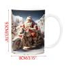 PEONAVET Mug Lettering Christmas Mug Inflated Snowman Mug, Santa Mug Press Puffy 15oz 11oz Coffe