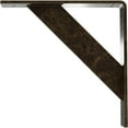 thumbnail image 4 of Ekena Millwork 2"W x 10"D x 10"H Traditional Steel Bracket, Antiqued Pale Gold, 4 of 13