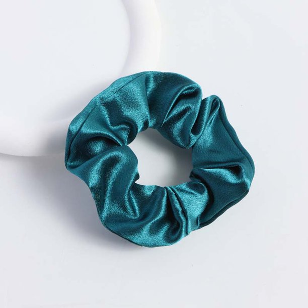 Anillo de pelo de rosa de satén para el intestino grueso, accesorios para el cabello de cuerda para el cabello de rosa dulce de súper hada de primavera y verano para mujeres coreanas