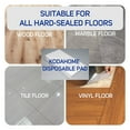 thumbnail image 4 of CHUANK Shark Vacuum Mop Pad Refill  Disposable Non-Woven Fabric Replacement for VM252  VM250  VM200  VM190  VC205  UM205  CV255  and More  Easy to Clean and Replace, 4 of 9