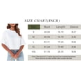 thumbnail image 4 of Women Half Sleeve Cropped T-Shirts Drop Shoulder Round Neck Crop Tops Casual Summer Solid Color Basic Tees, 4 of 4