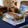 thumbnail image 5 of Erosebridal Cardinal Winter Queen Comforter Set with Fitted Sheet and 2 Pillowcases, Mint White, 5 of 7