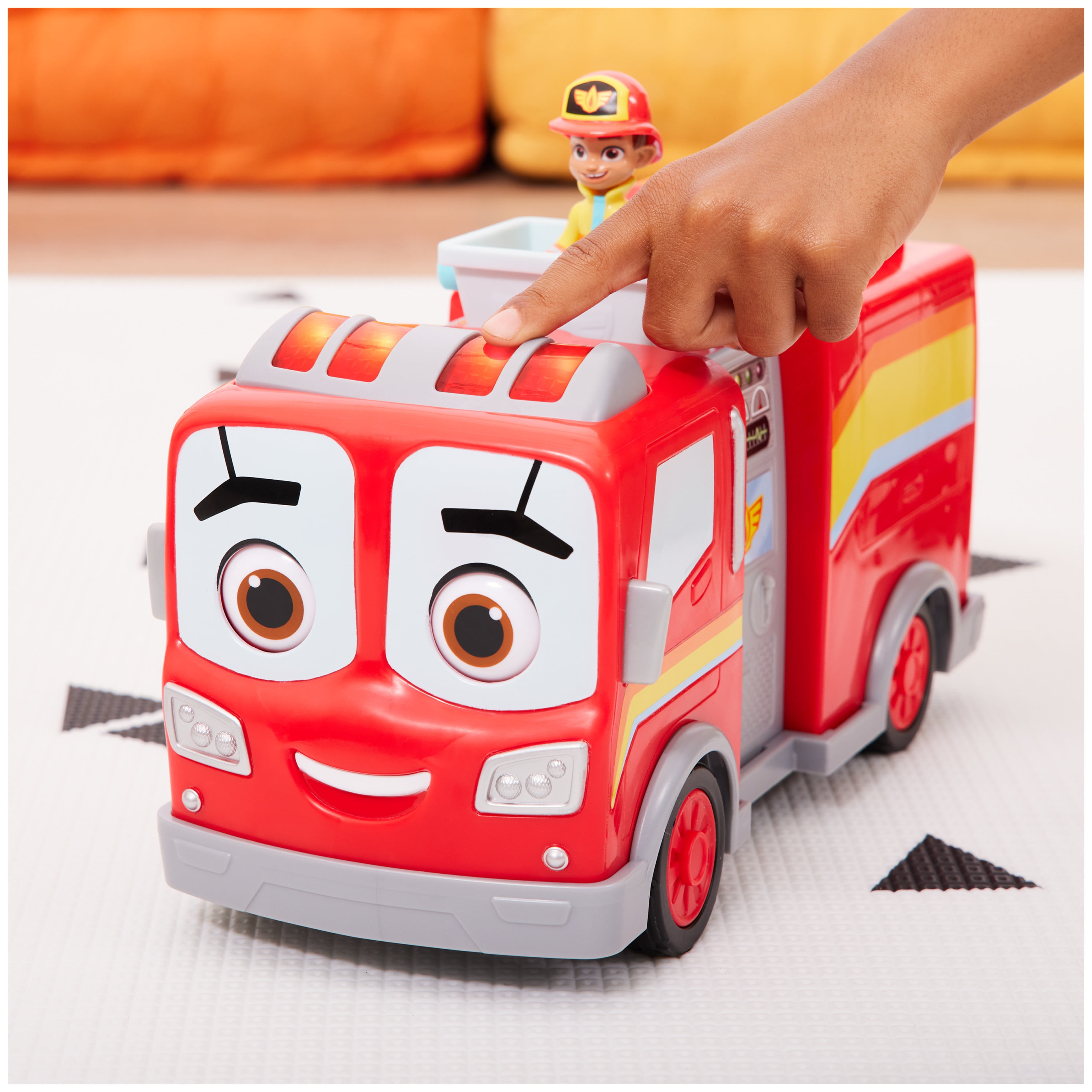 Disney Junior Firebuds Friends Bo And Flash Figure And Fire Truck Set :  Target