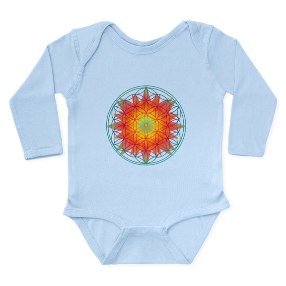 CafePress - Internal Sun Long Sleeve Infant Bodysuit - Long Sleeve Cotton Baby Bodysuit
