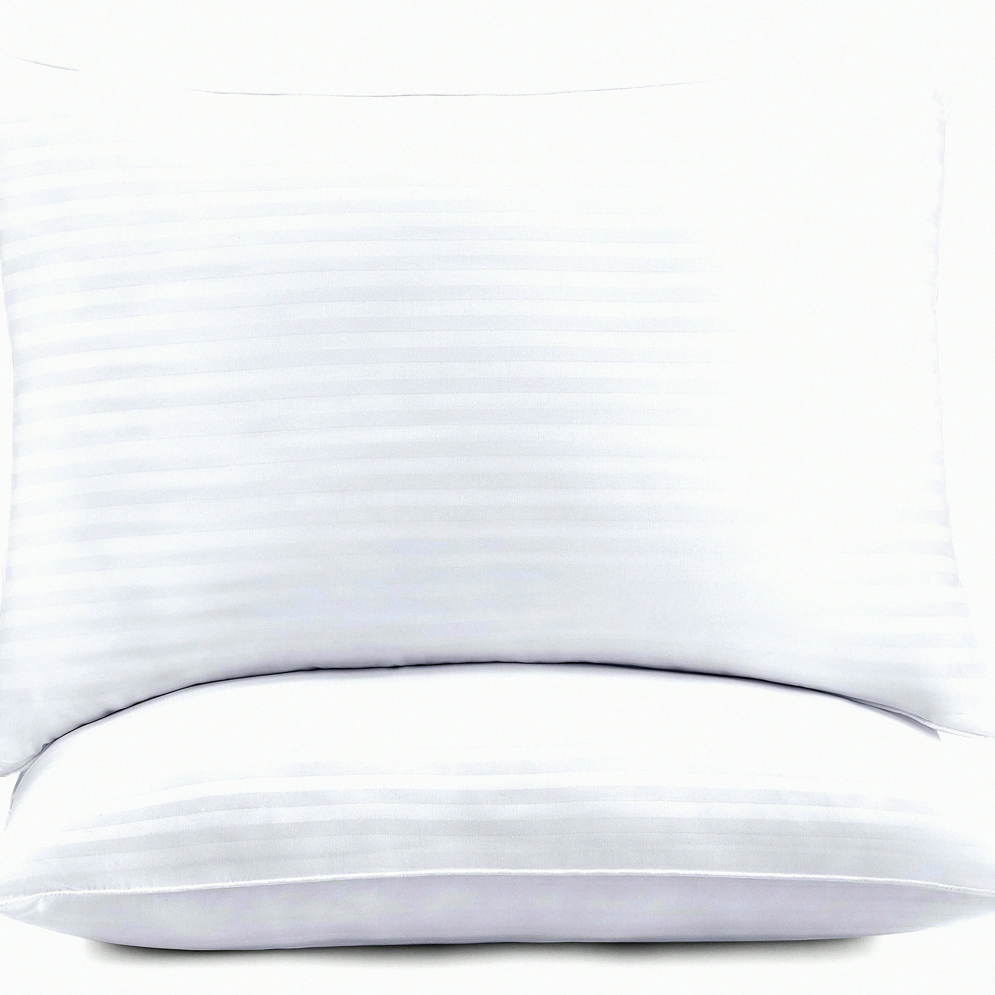 Luxury Cloud Standard White Pillow Set 2 Pack Plush Comfort Sleep Pillows Hypoallergenic Bedding Accessories Hotel Quality Soft Cushions