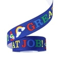 thumbnail image 2 of Classroom Ribbon for Crafts, Back to Classroom Graduation ABC Pencil Ribbons Ruler Teacher Ribbons, Classroom Decoration Fabric Decorative Ribbon for Wreath Bows, Gift Wrapping, DIY Crafts, Style C, 2 of 9