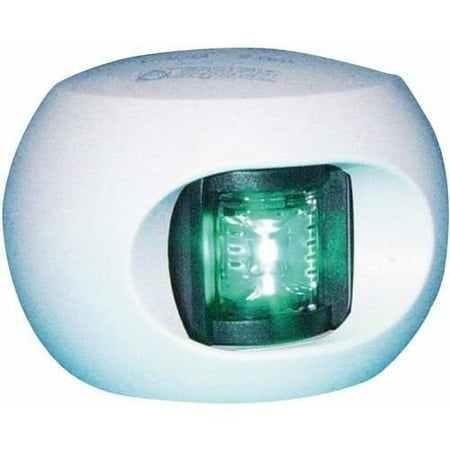 Aqua Signal Series 33 LED 12V Navigation Light for Power and Sail Up To 65', Starboard Side Mount
