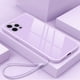 thumbnail image 3 of Funda de teléfono de vidrio templado líquido cuadrado de lujo para iPhone 16 15 14 13 12 11 Pro XS max XR SE X Plus Funda con correa linda ultrafina, 3 of 5