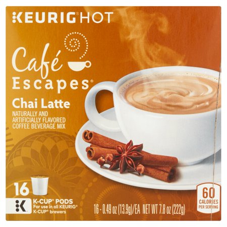 Cafe Escape Chai Latte, 16 pods