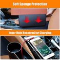 thumbnail image 4 of Organizador de espacio para asiento de coche entre el asiento delantero y la caja de almacenamiento, consola de piel sintética de primera calidad con portavasos, bolsillo para el interior del coche para artículos esenciales (para el lado del conductor) Master ER, 4 of 5