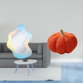 thumbnail image 2 of Cojín Decorativo De Maquillaje Con Espejo Acrílico De Peluche Reflectante De Calabaza Para Baño Moderno, Pared Del Dormitorio Y Sofá, Decoración De Halloween, 2 of 8