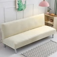 CHNGYDZ Soft and Luxurious Velvet Plush Armless Sofa Bed Cover