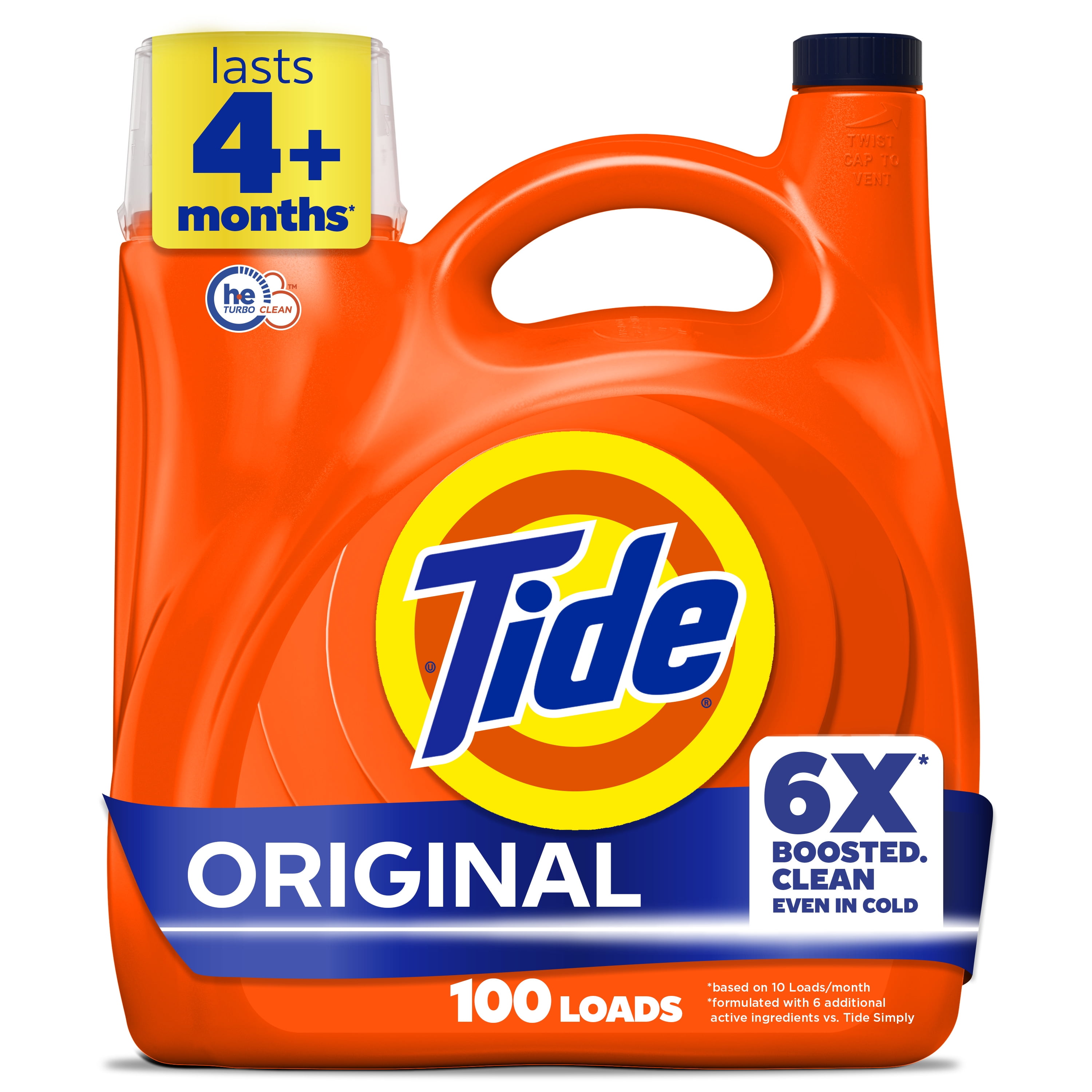 Tide, Laundry Detergent Liquid, 149 fl oz, Original Scent