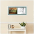 thumbnail image 2 of ArtToFrames Collage Photo Picture Frame with 2 - 11x14" Openings, Framed in White with Nile Green and Black Mats (CDM-3966-53), 2 of 8