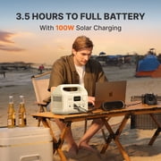 Jackery E300New Sand Gold 290Wh Portable Power Station, 300W LiFePO4 Battery for Camping, Travel & Backup