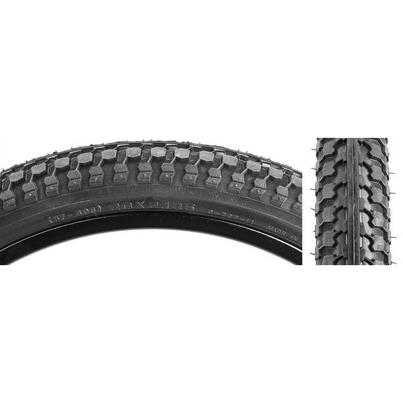 Sunlite MTB Raised Center 20x2.125 Wire TPI 40 Black/Black Reflective Road Tire