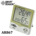 thumbnail image 2 of Medidor Electrónico Vertical de Temperatura Y Humedad Con Pantalla Grande Irfora AR867, 2 of 7