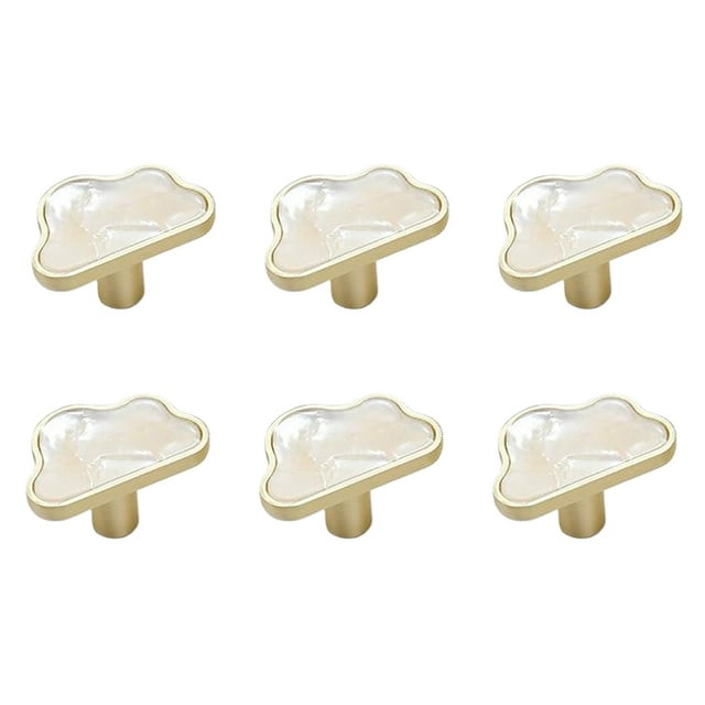 Billuyoard Juego de 6 tiradores multifuncionales para puertas de armario, accesorios para muebles duraderos y modernos. Decoración del hogar tipo+5