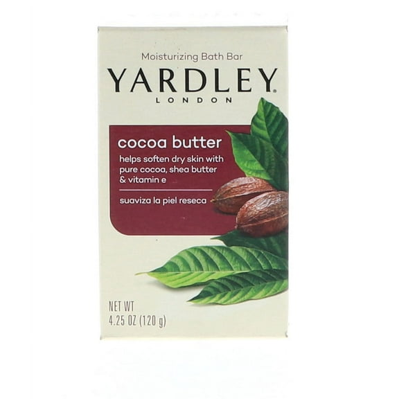 Yardley Cocoa Butter Bath Bar, 4.25 oz 8 Pack