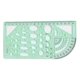 thumbnail image 5 of Juego de 12 plantillas geométricas de dibujo en forma de nube, regla, plantilla, herramienta de medición, muebles, arquitecto, dibujo, papelería, 5 of 5