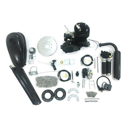 4 Stroke Bicycle Engine - Ktaxon 50cc Gas 2 Stroke Bike Motor Kit Motorized Bicycle Engine kit Black