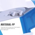 thumbnail image 3 of KAKOWELY Mini Ice Maker 29.5X19.5cm Blue PP and ABS Metal Manual Shaved Ice Machine for Home Use 1Pcs, 3 of 8