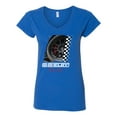 thumbnail image 2 of Wild Bobby Ford Shelby GT Rims Vintage Women Standard V-Neck Tee, 2 of 6
