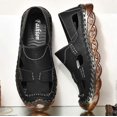 thumbnail image 2 of Mens Leather Sandals For Men Breathable Summer Shoes, 2 of 5