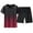 Red, variant on Mens Track Suits 2 Piece Set Crew Neck Short Sleeve T-Shirts Short Pants Sets Man Casual Running Fitness Outdoor Sport Suits Men's Clothing Sets