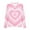 Watermelon Red, variant on fatyb Girls Boys Long Sleeve Shirts Kids Tie Dye Casual Tops Heart Printed Crew Neck Fashion Blouses